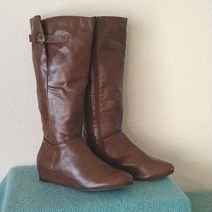 Style Co mid-length wedge heel boot